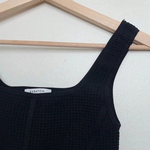 Aritzia XS Babaton Sculpt Knit Bustier Tank Square-neck Bustier Tank In Black - Picture 6 of 13